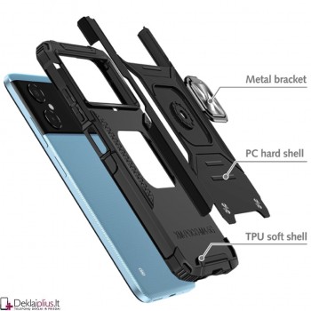 Wozinsky smūgiams atsparus dėklas su žiedu - juodas (Xiaomi Poco M5/Poco M4 5G/Redmi 10 5G) Wozinsky smūgiams atsparus dėklas su žiedu - juodas (Xiaomi Poco M5/Poco M4 5G/Redmi 10 5G)